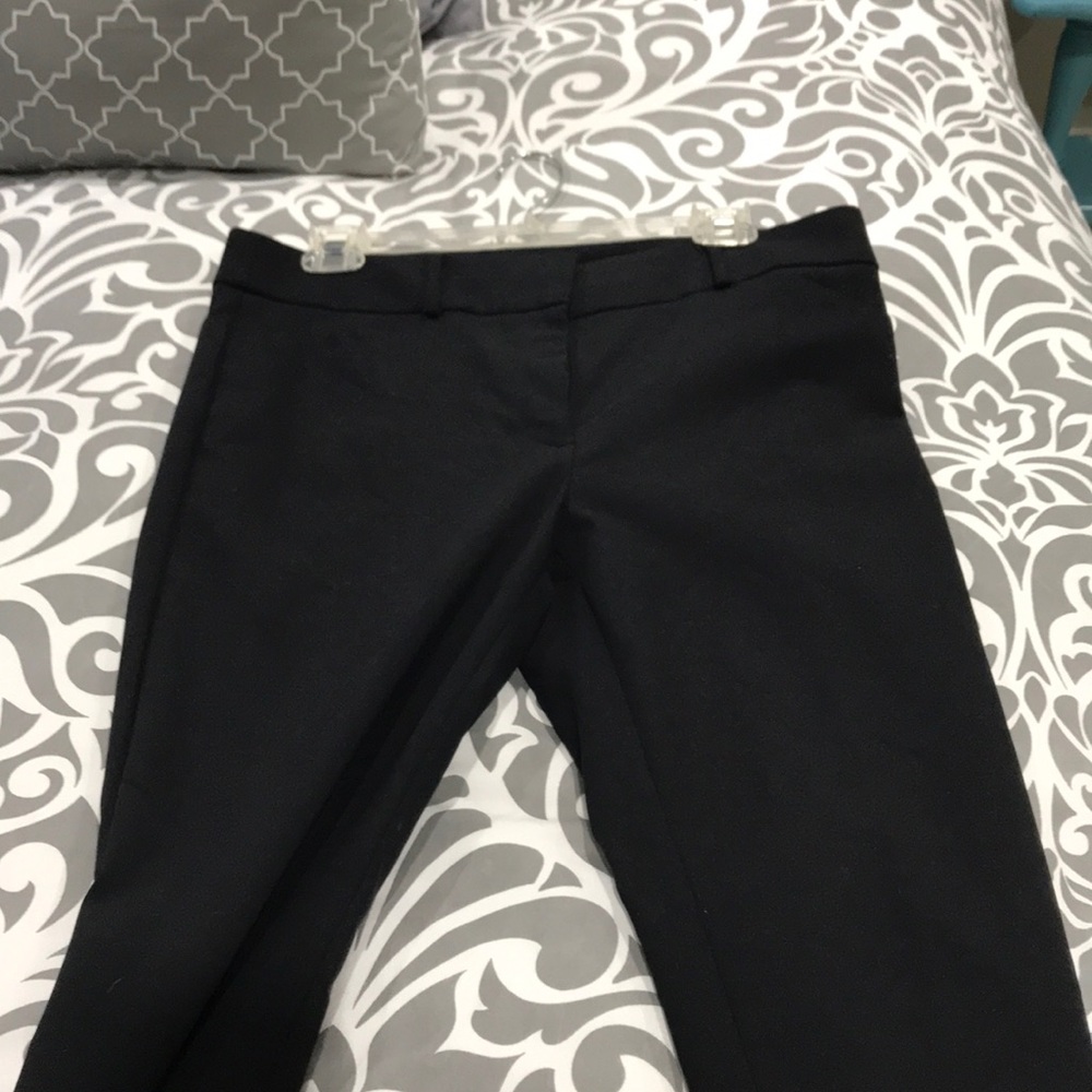 Black skinny fit slacks